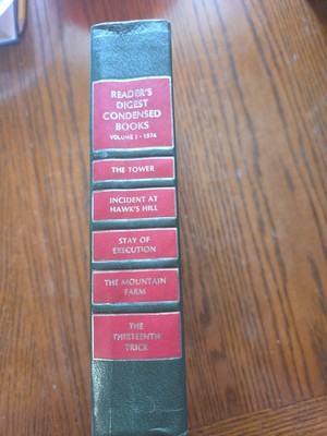 READERS DIGEST CONDENSED BOOKS VOLUME 1, 1974 FIRST EDITION