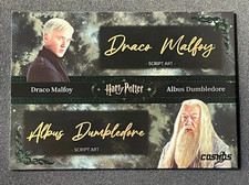 Harry Potter Dumbledore Draco Dual Script Art 15/25 - 2025 Kakawow Cosmos TGR-29