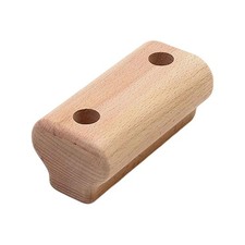 Parete di arrampicata in legno con presa per le dita, trave per trazioni,