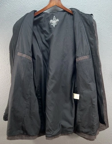 Roar "Brave Soul" blazer Men 2XL embroidered graphics removable black hoodie image 14