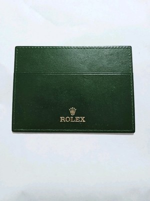 rolex kartenhalter leder original