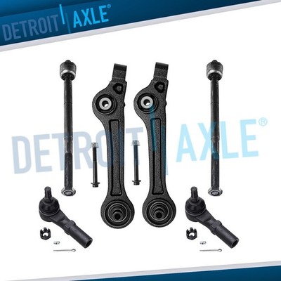 6pc Front Lower Rearward Control Arms for 2011-2018 Challenger Charger RWD