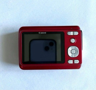 Canon PowerShot A480 Red Compact Digital Camera 3.3x Optical Zoom