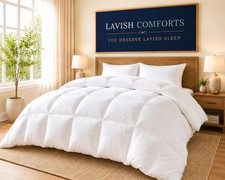 Lavish Comforts  Down Alternative Oversized Q...