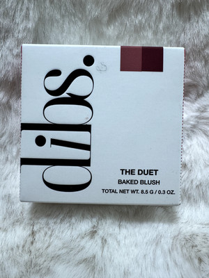 DIBS Beauty The Duet Baked Blush  Backstage  | Vegan | New in Box| Full Size!