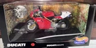 Hot Wheels 1999 Vintage 1/10 Scale Ducati 996 SPS Motorcycle; New/Sealed Box.
