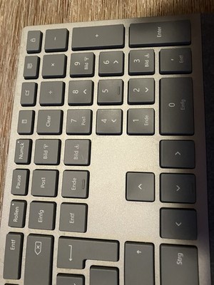 Microsoft Ergonomic Tastatur QWERTZ  Bluetooth - Keyboard - deutsch