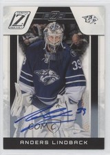 2010-11 Zenith 663/999 Anders Lindback #200 Auto 17hv