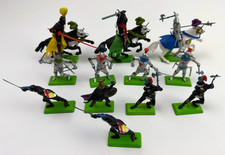 Lot of 12 Britains LTD Deetail 1971 Knights Horses Made In England
