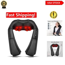 Deep Shiatsu Massager with 16 Heads for Neck, Back & Shoulders - Relax Anywhere