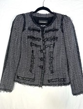CHANEL Lesage Fantasy Tweed &Tulle Jacket sz 8 VINTAGE 09P Spring 2009 AUTHENTIC