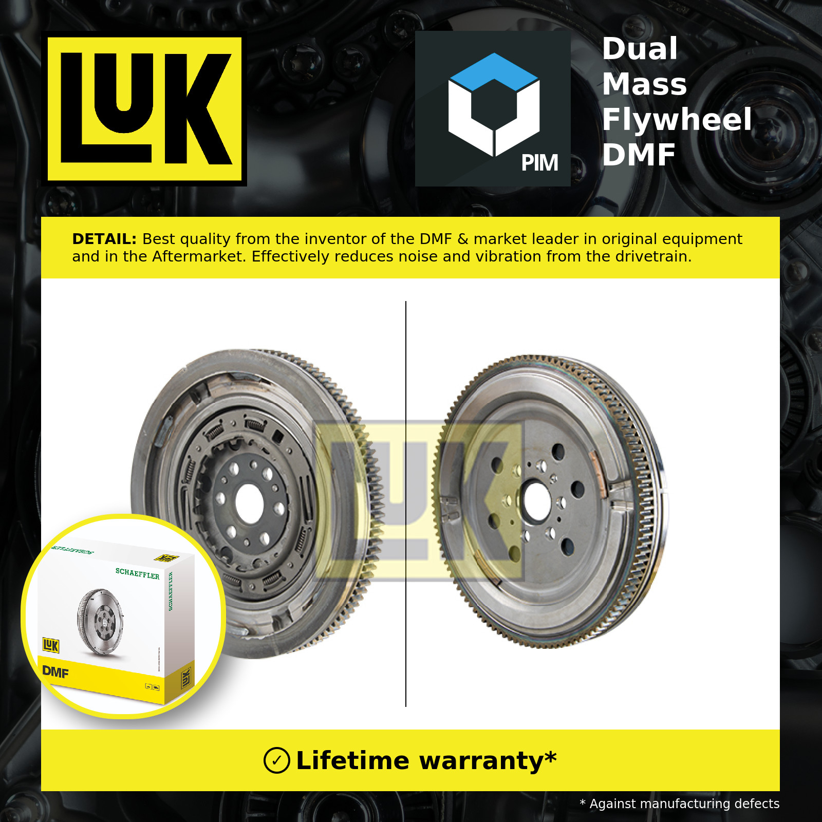 Dual Mass Flywheel DMF fits FIAT 500X 1.6D 2014 on LuK 55260336 55272095 Quality - Image 8