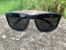 New Sunglasses Polarized Holbrook Matte Black All Black USPS