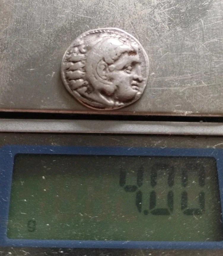 MACÉDOINE - ALEXANDRE III LE GRAND Drachme Argent Grec Grecque TTB - Photo 4/4