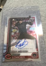 2025 Topps Chrome Update Series - Rookie Debut Autographs Rhett Lowder #CRDA-RL