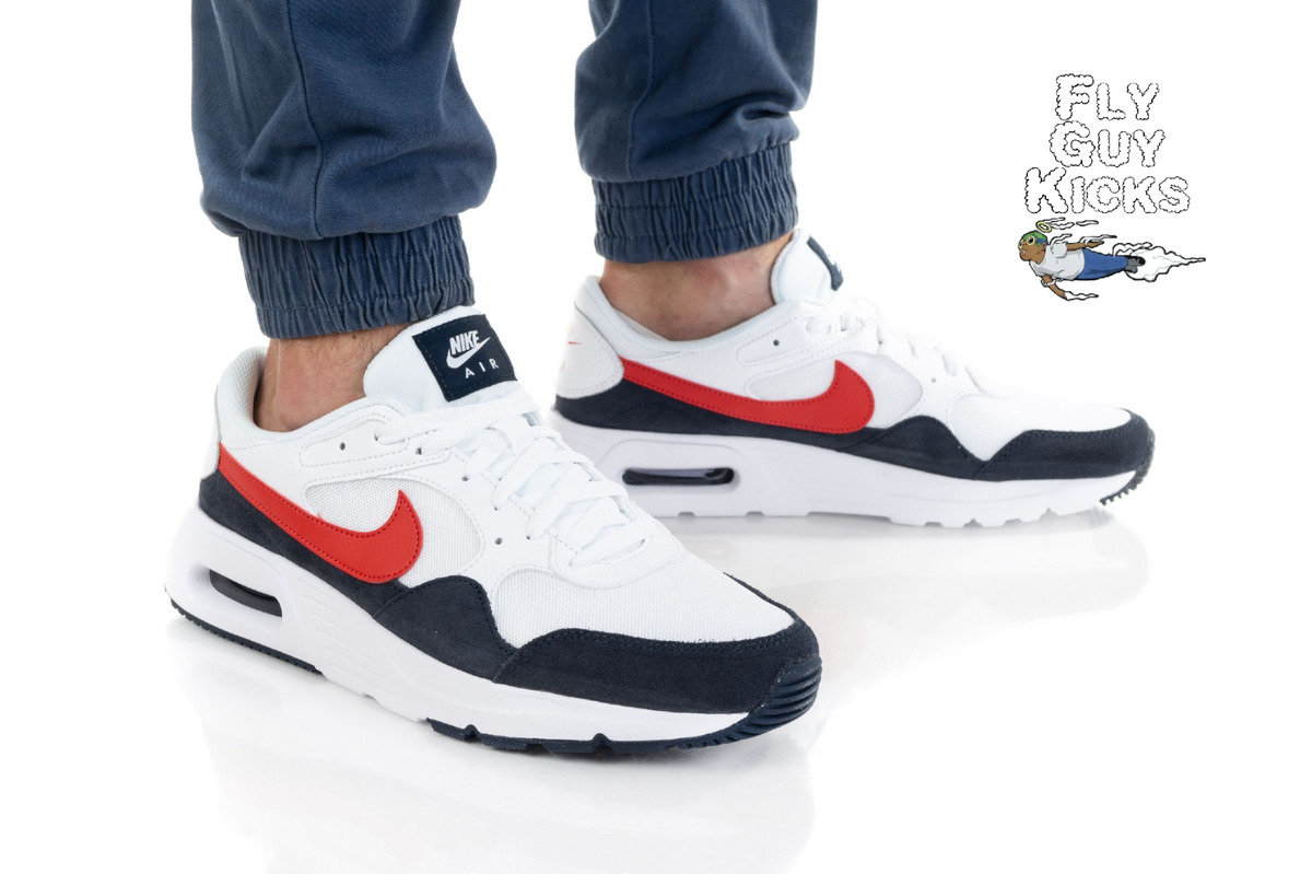 moord Vochtigheid monteren Nike Air Max SC Obsidian Red CW4555-103 Navy Blue White 1 95 97 Sneaker  With Box | eBay