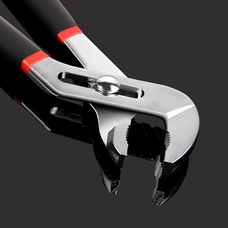 Water Pump Pliers Groove Joint Soft Grip Pipe Wrench Multifunctional Pipe Pliers