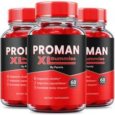 (3 Pack) Proman XL Gummies For Men - Pro Man XL Gummies - Proman XL