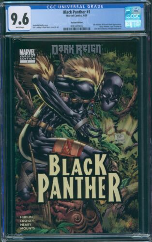 BLACK PANTHER # 1 9.6 CGC MARVEL 2009 1ST SHURI COVER LASHLEY VARIANT - Picture 1 of 1