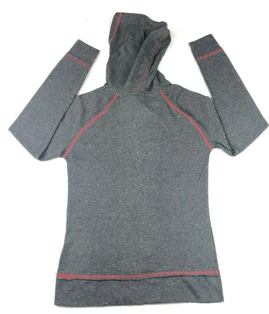 VETEMENTS Felpa con cappuccio Wisconsin Badgers manica lunga nuova con etichetta con licenza ufficiale