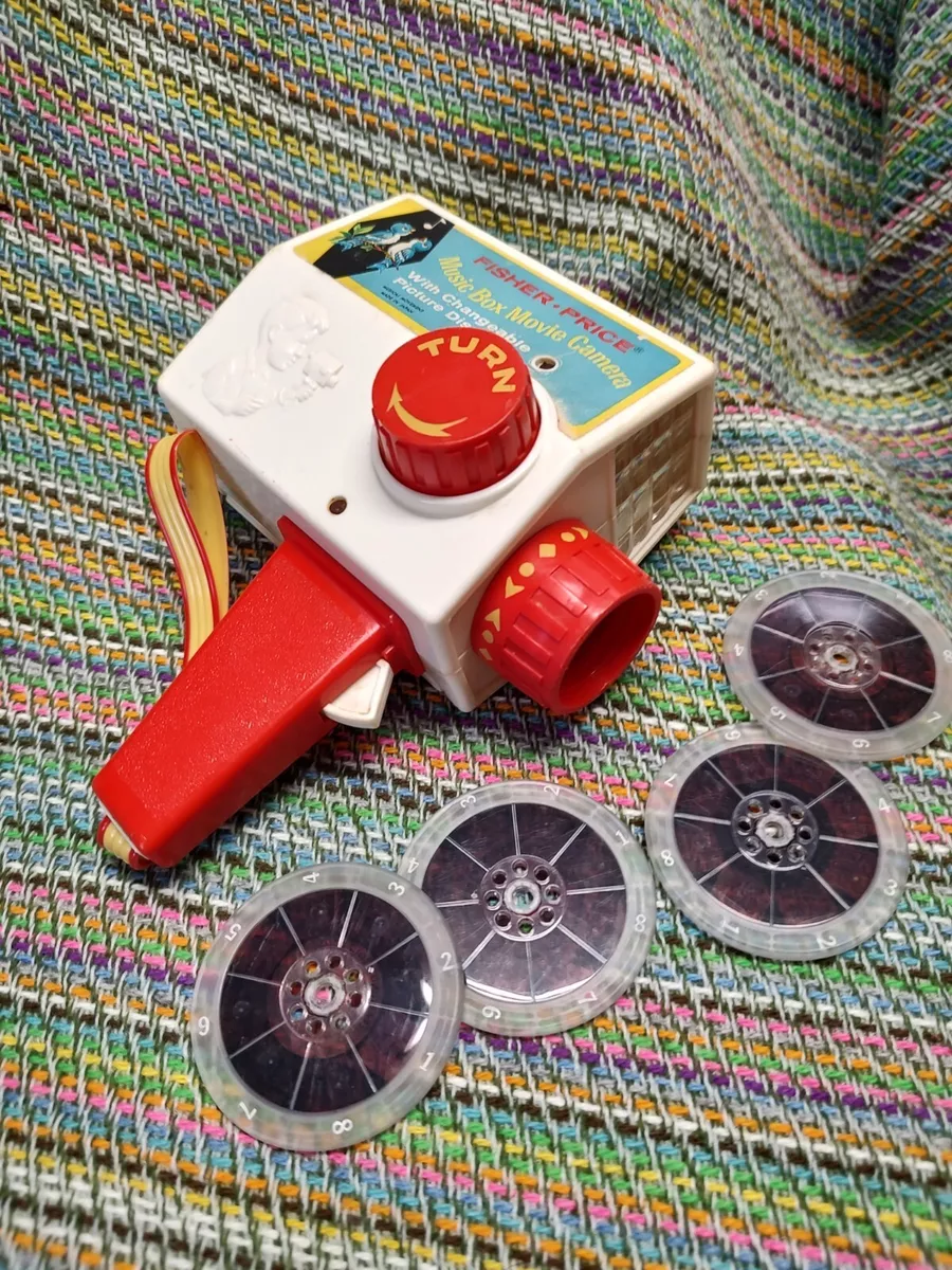 Fisher price music store box movie camera