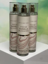 Bath  Body Works Fresh Vanilla Blossoms Fine Fragrance Mist x3