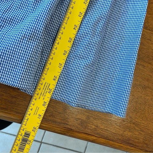 Vintage Orient Express blue plaid cheerleader 2 pc dress size 6 - Picture 9 of 10
