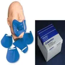 HandiDam Pre-Framed Latex Rubber Dam, Blue Medium, 20 Pack