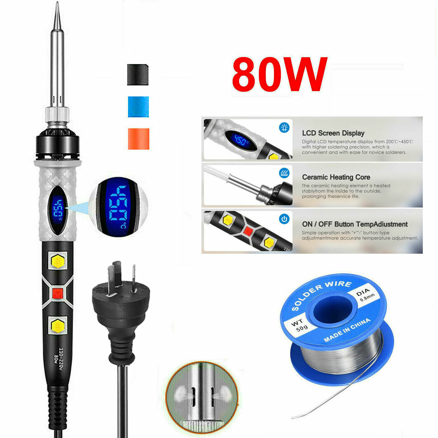 soldering iron lcd display made in china