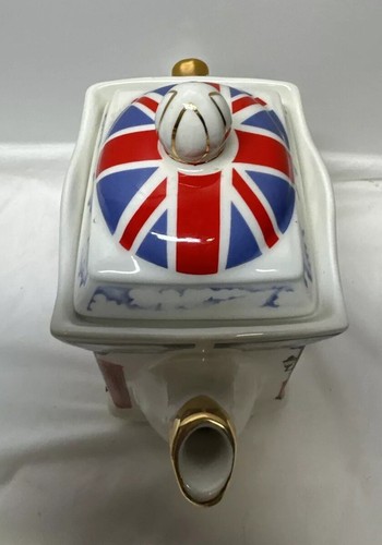 James Sadler Piccadilly London Heritage Ceramic 2-Cup TEAPOT Read Desc See Pics - Picture 6 of 11