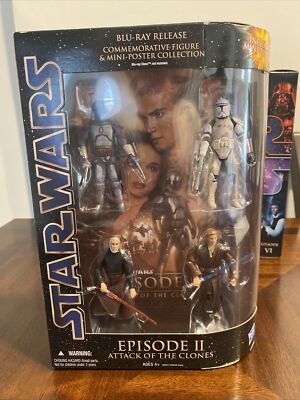 Star Wars Blu-Ray Commemorative Figure And Mini Poster