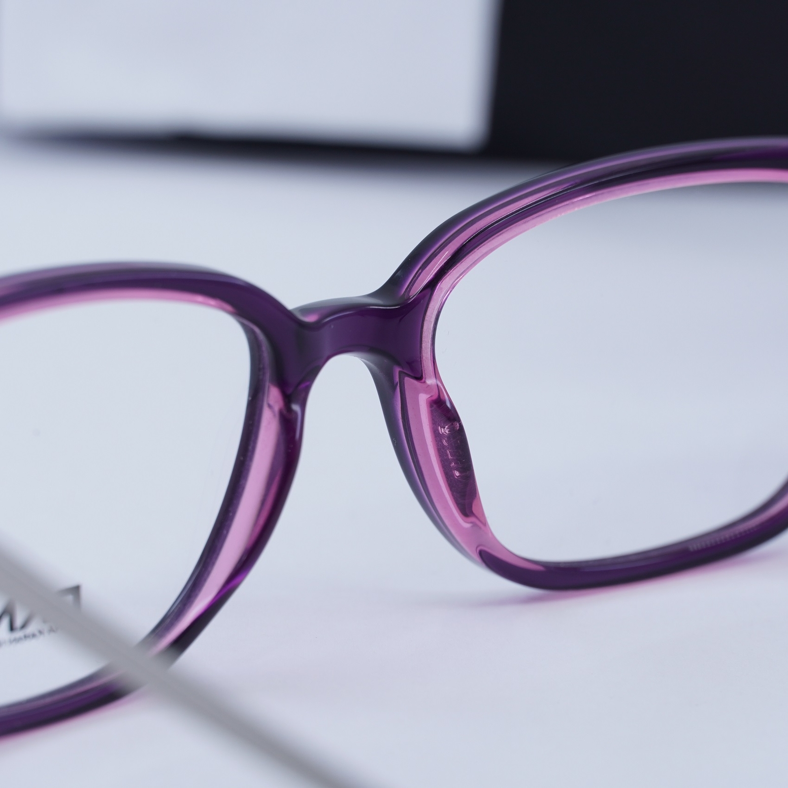 DKNY DY4667 3676 Violet/Violet Transparent/Silver 52mm Eyeglasses New ...