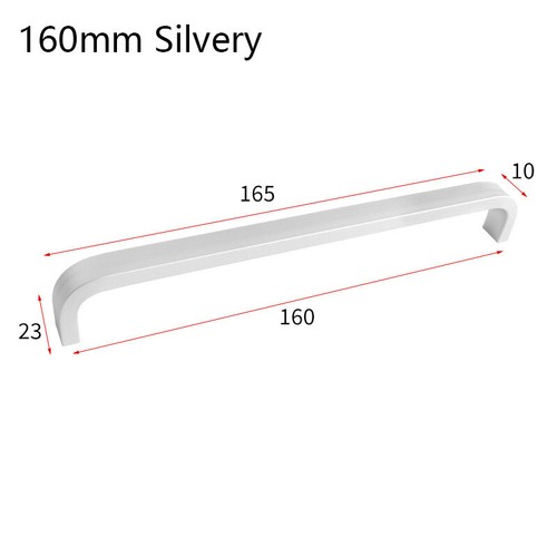 Door Handles Aluminum Alloy Kitchen Cupboard Cabinet Handle Cupboard Drawer Door - Picture 17 of 23