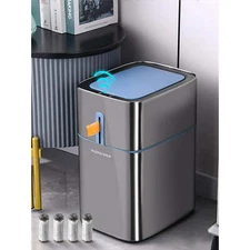JOYBOS Stainless Steel Automatic Motion Sensor Bathroom Trash Can