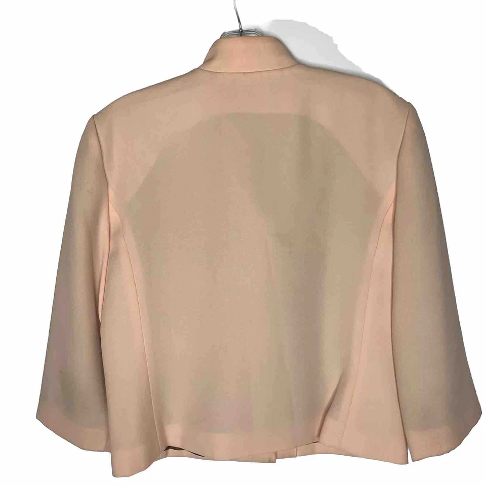 Blazer Walter feminino jaqueta pêssego sem tamanho serve como pequeno pequeno pequeno primavera de Páscoa - Imagem 3 de 4