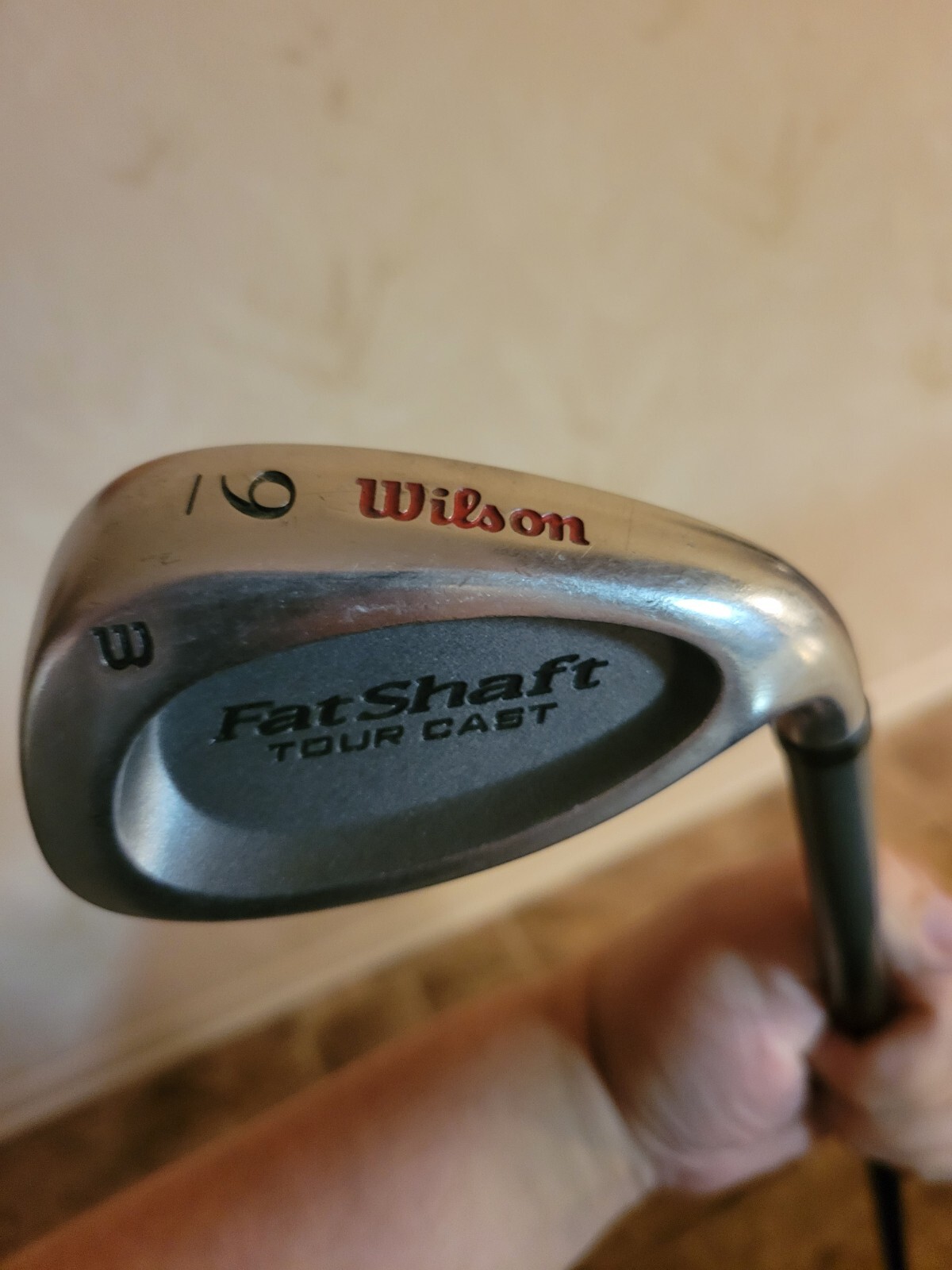 Wilson Fat Shaft Tour Cast 9 Iron Regular Flex Steel Shaft RH 38