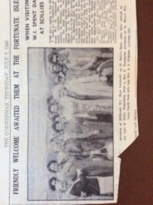 N9a Ephemera 1966 Artikel Bild Millbrook W I Scilly Isles Thompson Williams