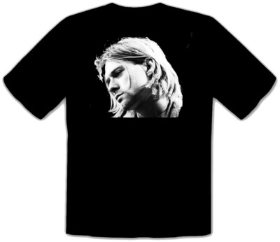 Kurt Cobain NIRVANA Rock  Metal Rules SCHWARZE Kinder T-Shirt -053_Kids