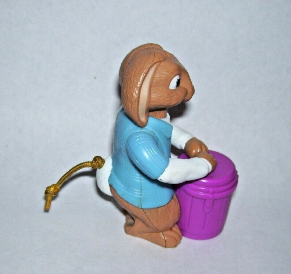 HOP Bunny Figure with Bongo Drum and Braided Tail 2011 Burger King E.B ...