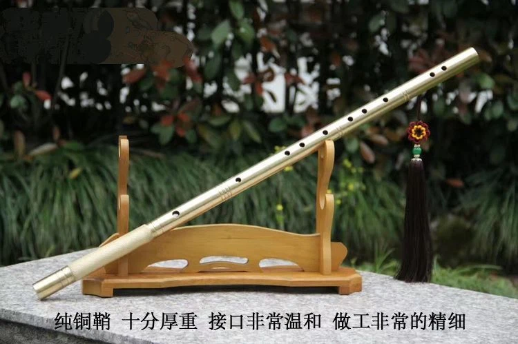 Hoja de acero plegable afilada china hecha a mano espada de Kung Fu Jian vaina de mango de latón Foto 3 de 4