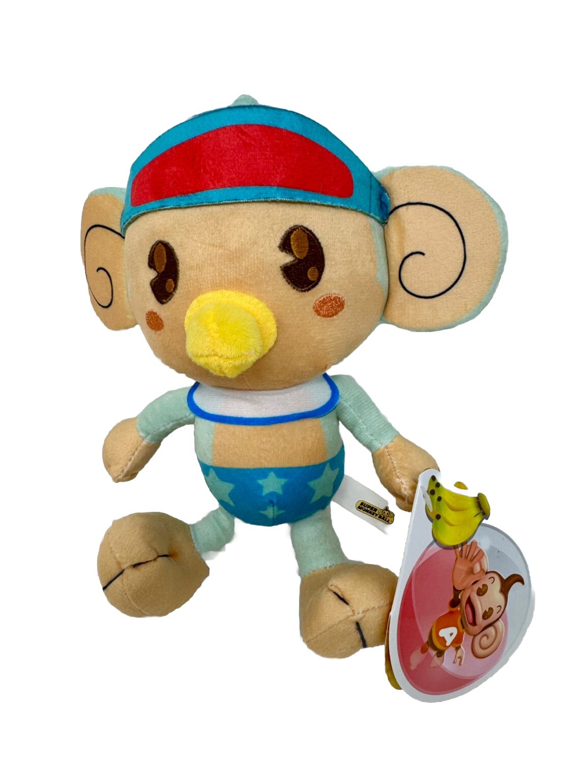 Super Monkey Ball Game Baby Stuffed Animal Plush Toy 9&rdquo; New