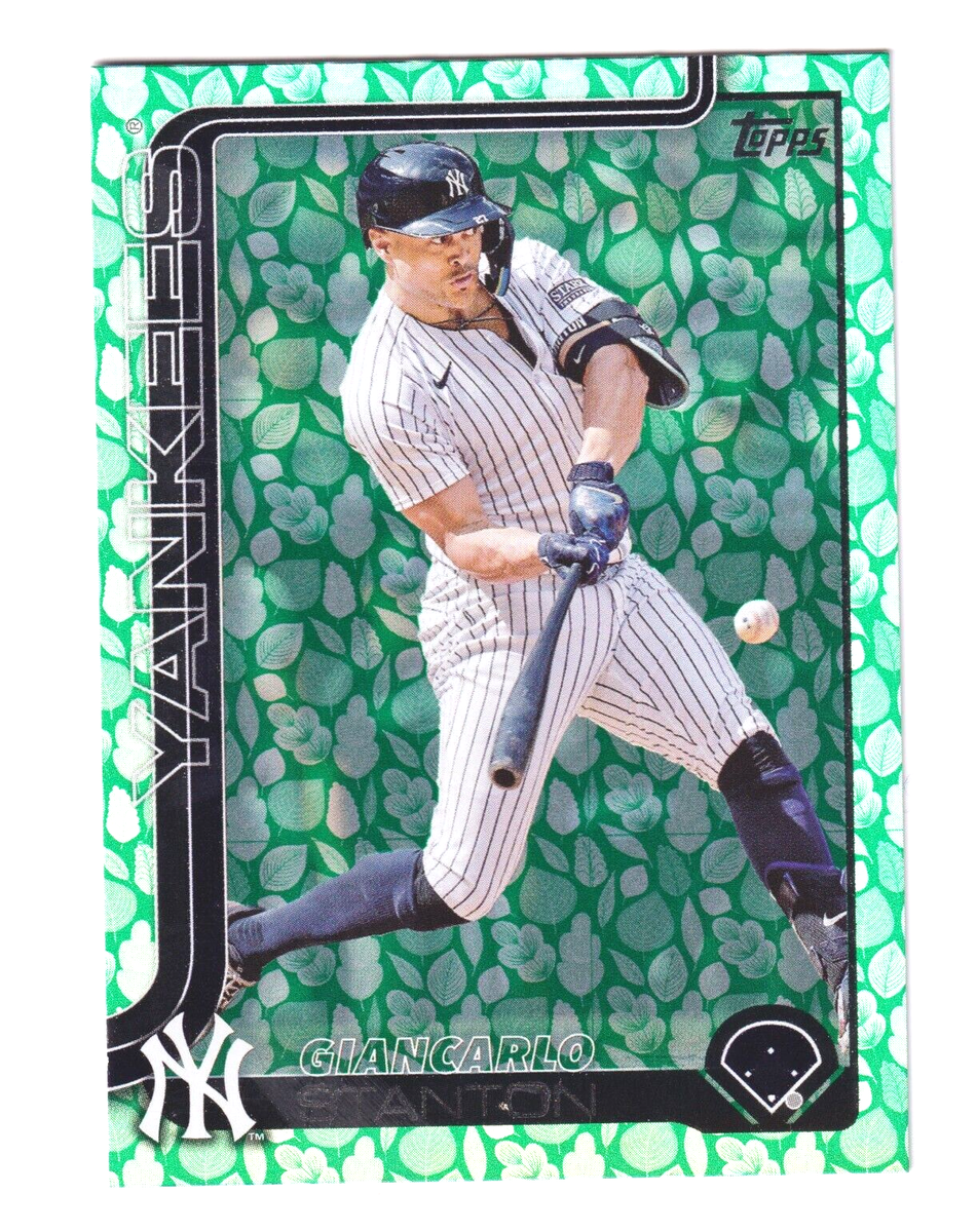 Topps ジャンカルロ スタントン 2025 Topps EASTER EGG TIN GREEN FOIL #262 GIANCARLO STANTON