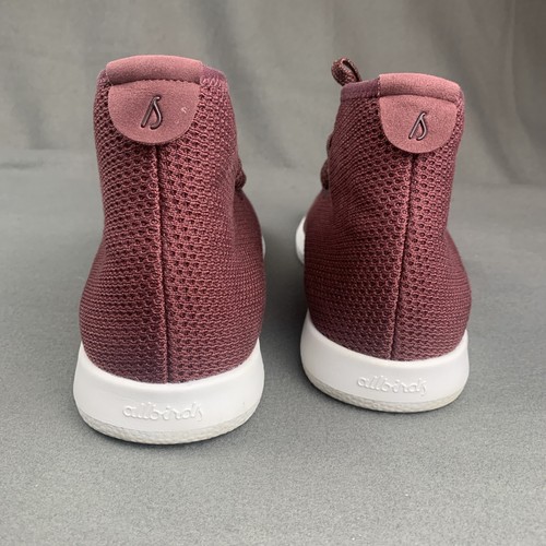 Allbirds Men’s 9M Tree Toppers Burgundy Comfort Casual High Top Shoes - Picture 6 of 19