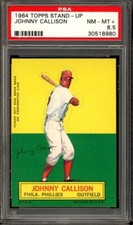 1964 Topps Stand-up Baseball Johnny Callison PSA 8.5