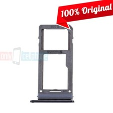 Original Samsung Midnight Black SIM Card Tray for Galaxy Note 8 NOT Dual SIM 