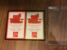 Vintage Complete Decks Horse Coca Cola Advertising Playing Cards 1984