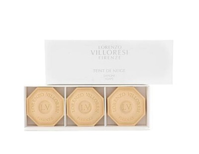 Lorenzo Villoresi Teint de Neige Handseife Box 3x100g Nischenduft Duftseife NEU