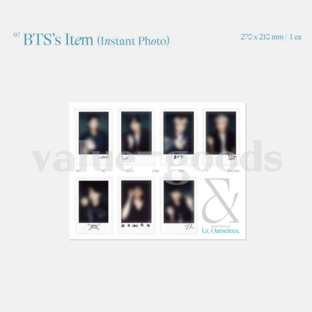 BTS-SPECIAL 8 PHOTO-FOLIO US, OURSELVES, & BTS 'WE' Photobook