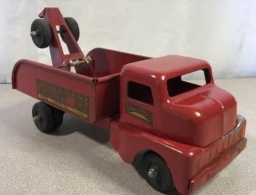 Pressed steel Structo Towing service tow Truck Wrecker Freeport Illinois 6B27 - Image 4 of 4