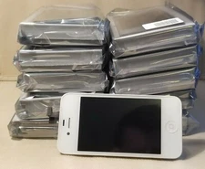 10X Apple LCD Screen Touch Digitizer Frame Home for iPHONE 4S A1387 A1431  WHITE